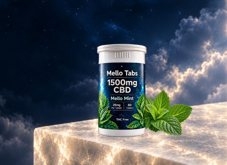 Mello Mint CBD chewable tablets